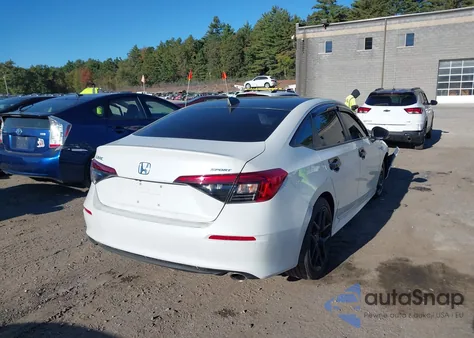 2023 Honda Civic Sport из США, поврежденный, VIN 2HGFE2F55PH501709